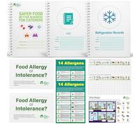 Safer Food Better Business, Food Safety Book for Caterers 2025 with 7 Food Safety Signs, 13 Month Diary & Fridge Temperature Records - SFBB Food Safety Pack for Restaurants, Takeaways, Pubs, Cafes etc