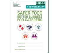 Safer Food Better Business - Food Safety Book - for Caterers, Restaurants and Takeaways - Includes 13 month Diary & Allergen Content sheets