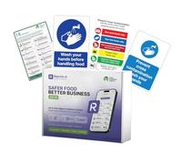 Safer Food Better Business Kit 2026 - Food Hygiene Compliance Posters + Digital SFBB System (30-Day Free Trial) | HACCP, Allergen, Hand Wash & Cross Contamination Signs for Restaurants & Takeaways