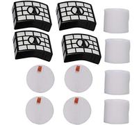 SaferCCTV 4 Pack Hepa Vacuum Filter & Foam Felt Filter, Compatible with Shark Rotator Powered Lift-Away APEX AX950, AX951, AX952, NV752, NV751, NV650, NV750, Replacement XFF650 & XHF650