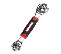 SaferCCTV Universal Wrench 48 in 1 Socket Wrench,Flexible Multi Functional Dog Bone with 360 Degree Rotating Head,Works with Popular SAE Size,6-Point,12-Point,Torx,and Any Size Standard or Metric