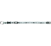 SaferLife Silver Reflect collar, XS-S: 22-35 cm/15 mm, black/silver grey