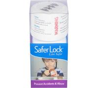 SaferLock Combination Lock Prescription Pill Bottle with 4 Digit Combo Locking Cap to Secure Your Medication
