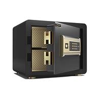 Safes All Steel Thicken Safe,Small Household Password Office Safe Anti-theft Bedside Mini Safe Deposit Box Flood Prevention into the Wardrobe Practical Storage Box Safe Cabinet (C,C-25cm