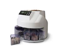 Safescan 1250 GBP Coin Counter that Quickly Value Counts and Sorts Mixed British Coins - Coin Sorter that Sorts Coins Per Denomination - Money Counting Machine for Continuous Coin Counting