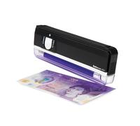 Safescan 40H Portable Counterfeit Money Detector - Checks Notes, Credit Cards, ID's - UV Money Checker For New Notes - Fake Money Note Checker with UV Light - Suitable for the New King Charles Notes
