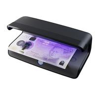 Safescan 55 LED Counterfeit Detector with Ultra-Bright UV Light, Counterfeit banknote Detector Also Checks Credit Cards & ID's, Money Checker Machine with 3 Powerful LED Lights, UV Money Checker