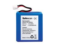 Safescan LB-105 Rechargeable Battery that Powers The Safescan Counterfeit Detectors - Lithium Battery that Supplies Counterfeit Money Detectors with Up To 30-Hours of Portable Power