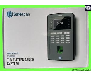 Safescan TA-8035 Time Attendance System Fingerprint sensor RFID card reader NEW
