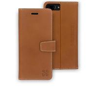 SafeSleeve Anti Radiation RFID Case, Compatible with iPhone 7 Plus, iPhone 8 Plus - ELF & RF Blocking Identity Theft Protection Wallet (Leather)
