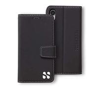 SafeSleeve Anti Radiation RFID Case: Compatible with iPhone XR -ELF & RF Blocking Identity Theft Protection Wallet (Black)