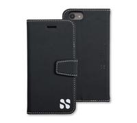 SafeSleeve Anti Radiation RFID iPhone Case: iPhone 8, iPhone 7, iPhone 6 and iPhone SE 2 (2020) ELF & RF Blocking Identity Theft Protection Wallet (Black)