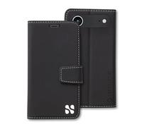 SafeSleeve EMF Protection Anti Radiation for iPhone 17 Air - Vegan Leather iPhone 17 Air Case with Card Holder, Military-Grade Shielding, 3-Card Slots with Built-in Stand (Black)