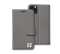 SafeSleeve EMF Protection Anti Radiation iPhone Case: iPhone 11 Pro RFID EMF Blocking Wallet Cell Phone Case (Grey)