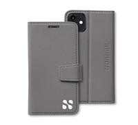 SafeSleeve EMF Protection Anti Radiation iPhone Case: iPhone 11 RFID EMF Blocking Wallet Cell Phone Case (Grey)