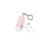 Safesound Personal Alarm for Women with LED Flashlight, 130dB Self Defense Rechargeable Alarm Keychain, Small Police Approved Panic & Rape Emergency