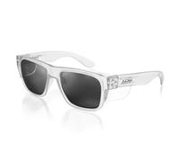 SafeStyle Fusions Clear Frame Polarized Lens Safety Glasses