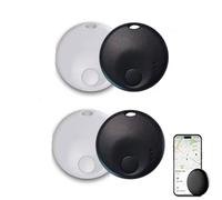 Safesync GPS Tracker, GPS Anti-Lost Tracker, Bluetooth GPS Tracking Device, Wireless Mini GPS Tracking Finder Device Tag Key Kids Finder Pet Tracker, Portable Worldwide GPS Tracker for Pet Car (4PCS)