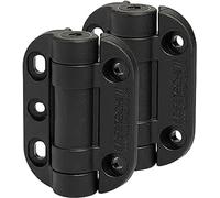 Safetech Hardware Self Closing Gate Hinges, Self-Aligning Pool & Outdoor Hinges Heavy Duty Adjustable Tension Gate Hinges for Any Square Post Metal, Wood & Vinyl Gates up to 40kgs (TopKlik SHG-90L)