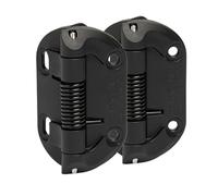 Safetech Hardware Self-Closing Vinyl Spring Gate Door Hinges for Metal Wood Aluminum Fencing Garden Pool Gates Tension Adjustable Perfect 33lbs