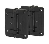 Safetech Hardware Wide Leaf Neutral Tension Hinges Without Spring for Gates up to 35kg, Garden, Pedestrian Outdoor for Metal Gates, Non Corrosive & Fast Installation, Square Gate Hinges (SHW-110LN)