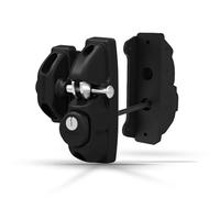 Safetech Hardware X2 Two Sided Gate Latch - Key Lockable Gate Lock - Safety Fence Latch - for Various Gates Security Lock Latch - 2 Independent Latching Hooks - Metal, Wood & Vinyl Gate Latch (Black)