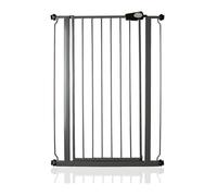 Safetots 104cm Extra Tall Baby Gate, Slate Grey, 75cm - 82.6cm | Pressure-fit, no drilling required, one-handed opening, double locking mechanism, easy installation