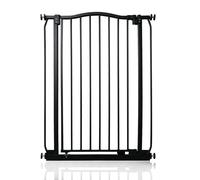 (Matt Black, 71cm - 80cm) Safetots Extra Tall Curved Top Gate