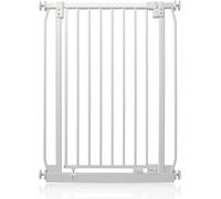 Safetots Extra Tall Elite Safety Gate, 65.5cm - 74.5cm, Matt White, Extra Tall 96.8cm in Height, Pressure Fit Stair Gate, Baby Gate for Doors Hallways and Spaces, Safety Barrier, Easy Installation