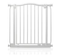 Safetots Baby Gate, Safety Gate, Curved Top Gate, Matt White, 71cm - 80cm