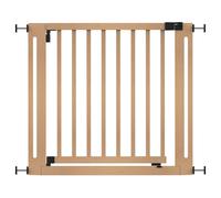 Safetots Wooden Elegance Gate, Natural, 87Cm - 95Cm, Pressure Fit Safety Gate, 65Cm Extra Wide Doorway, Easy Installation