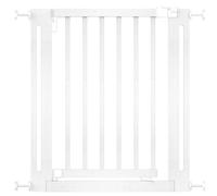Safetots Wooden Elegance Gate, White, 71Cm - 79Cm, Pressure Fit Safety Gate, Baby Gate For Stairs And Doors, Easy Installation