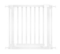 Safetots Baby Gate, Wooden Elegance, Safety Gate, White, 79cm - 87cm