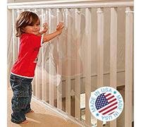 Safetots Banister Safety Plastic Guard, Transparent