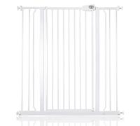 Safetots Child & Pet Gate Pressure Fit Baby Gate in White | Size: 81.4 cm - 89 cm Safetots White 81.4 cm - 89 cm