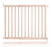 Safetots Chunky Wooden Screw Fit Stair Gate, Natural, 63.5cm - 105.5cm, Wood Baby Gate, Screw Fit Safety Barrier, Stylish Design and Practical Safety Gate, Easy Installation