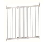 Safetots Diagonal Fit Baby Gate, 67Cm - 105.5Cm, White Metal, Multi Fit Stair Gate, Diagonal Fit Safety Gate
