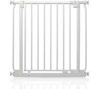Safetots Elite Pressure Narrow Safety Gate, 65.5cm - 74.5cm, Matt White, Narrow Pressure Fit Stair Gate, Baby Gate for Doors Hallways and Spaces, Safety Barrier, Easy Installation