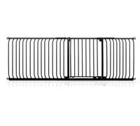 Safetots Elite Pressure Safety Gate, 225cm - 234cm, Matt Black, Pressure Fit Stair Gate, Baby Gate for Doors Hallways and Spaces, Safety Barrier, Easy Installation