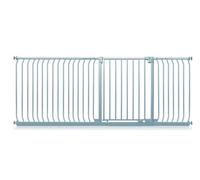 Safetots Elite Pressure Safety Gate, 225Cm - 234Cm, Matt Grey, Pressure Fit Stair Gate