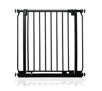 Safetots Elite Pressure Safety Gate, 71cm - 80cm, Matt Black, Pressure Fit Stair Gate - Black - Metal - 71cm -80cm