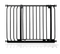 Safetots Elite Pressure Safety Gate, 89cm - 98cm, Matt Black, Pressure Fit Stair Gate, Baby Gate for Doors Hallways and Spaces, Safety Barrier, Easy Installation