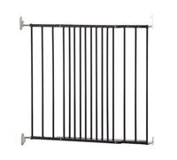 Safetots Extending Metal Screw Fit Baby Stair Gate, Black, 62.5Cm - 106.8Cm, Safety Gate For Toddler, Safety Barrier For Baby