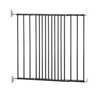 Safetots Extending Metal Screw Fit Baby Stair Gate, Black, 62.5cm - 106.8cm, Safety Gate for Toddler, Safety Barrier for Baby