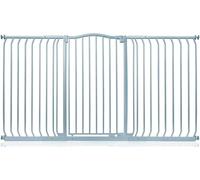 Safetots Extra Tall Curved Top Safety Gate, 170cm - 179cm, Matt Grey, Extra Tall 100cm in Height, Pressure Fit Stair Gate, Baby Gate for Doors Hallways and Spaces, Safety Barrier, Easy Installation