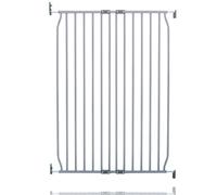 Safetots Extra Tall Eco Screw Fit Baby Gate, Grey, 80Cm - 90Cm, Extra Tall Gate 100Cm In Height, Stair Gate For Baby