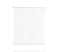 Safetots Extra Tall Eco Screw Fit Baby Gate, White, 120cm - 130cm, 100cm Tall, Easy Install Stair Gate