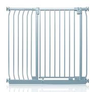 Safetots Extra Tall Elite Safety Gate, 107cm - 116cm, Matt Grey, Extra Tall 96.8cm in Height, Pressure Fit Stair Gate, Baby Gate for Doors Hallways and Spaces, Safety Barrier, Easy Installation