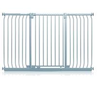 Safetots Extra Tall Elite Safety Gate, 161cm - 170cm, Matt Grey, Extra Tall 96.8cm in Height, Pressure Fit Stair Gate, Baby Gate for Doors Hallways and Spaces, Safety Barrier, Easy Installation