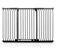 Safetots Extra Tall Elite Safety Gate, 170cm - 179cm, Matt Black, Extra Tall 96.8cm in Height, Pressure Fit Stair Gate, Baby Gate for Doors Hallways and Spaces, Safety Barrier, Easy Installation